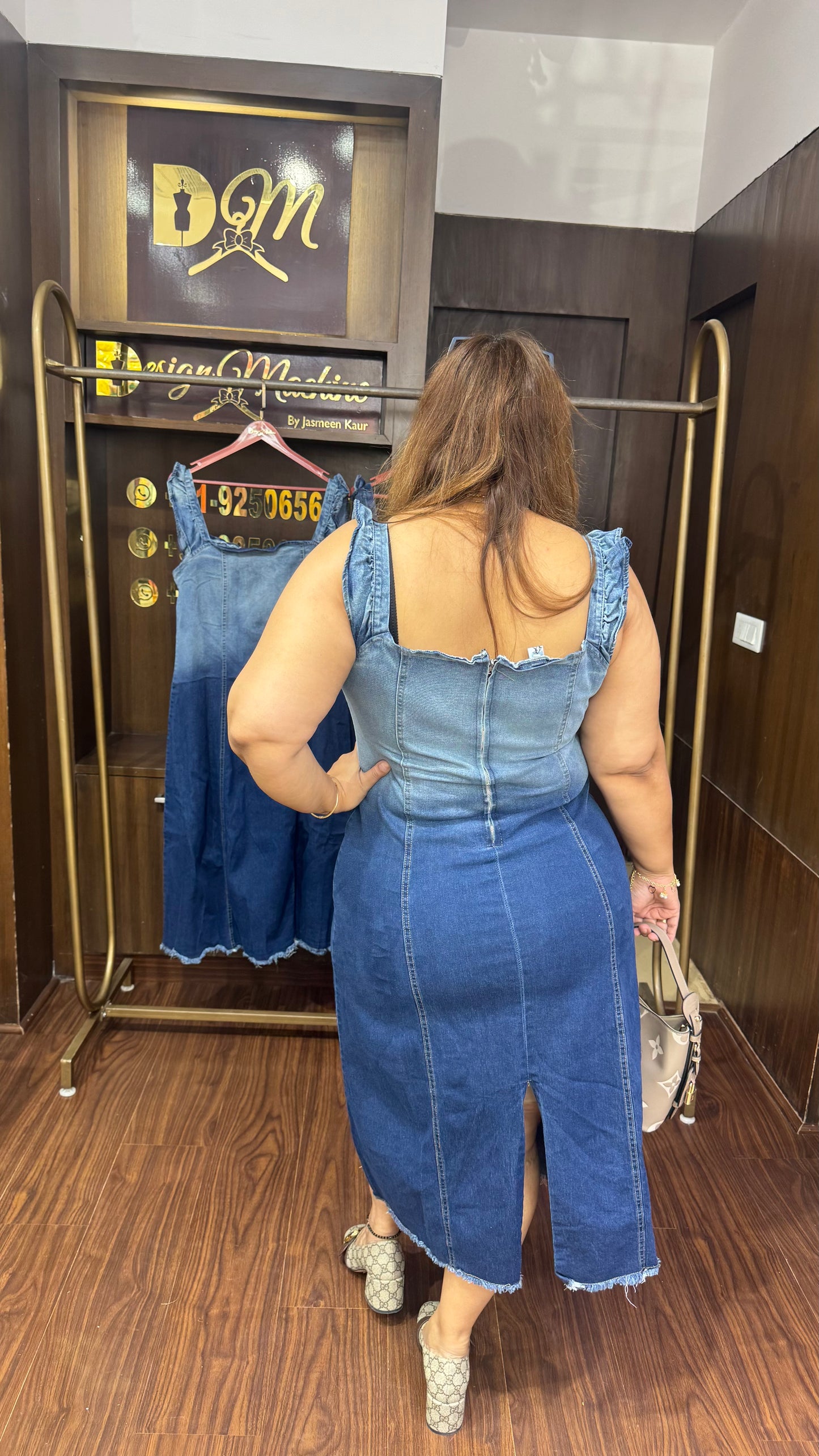 Elzelle (Denim Dress)