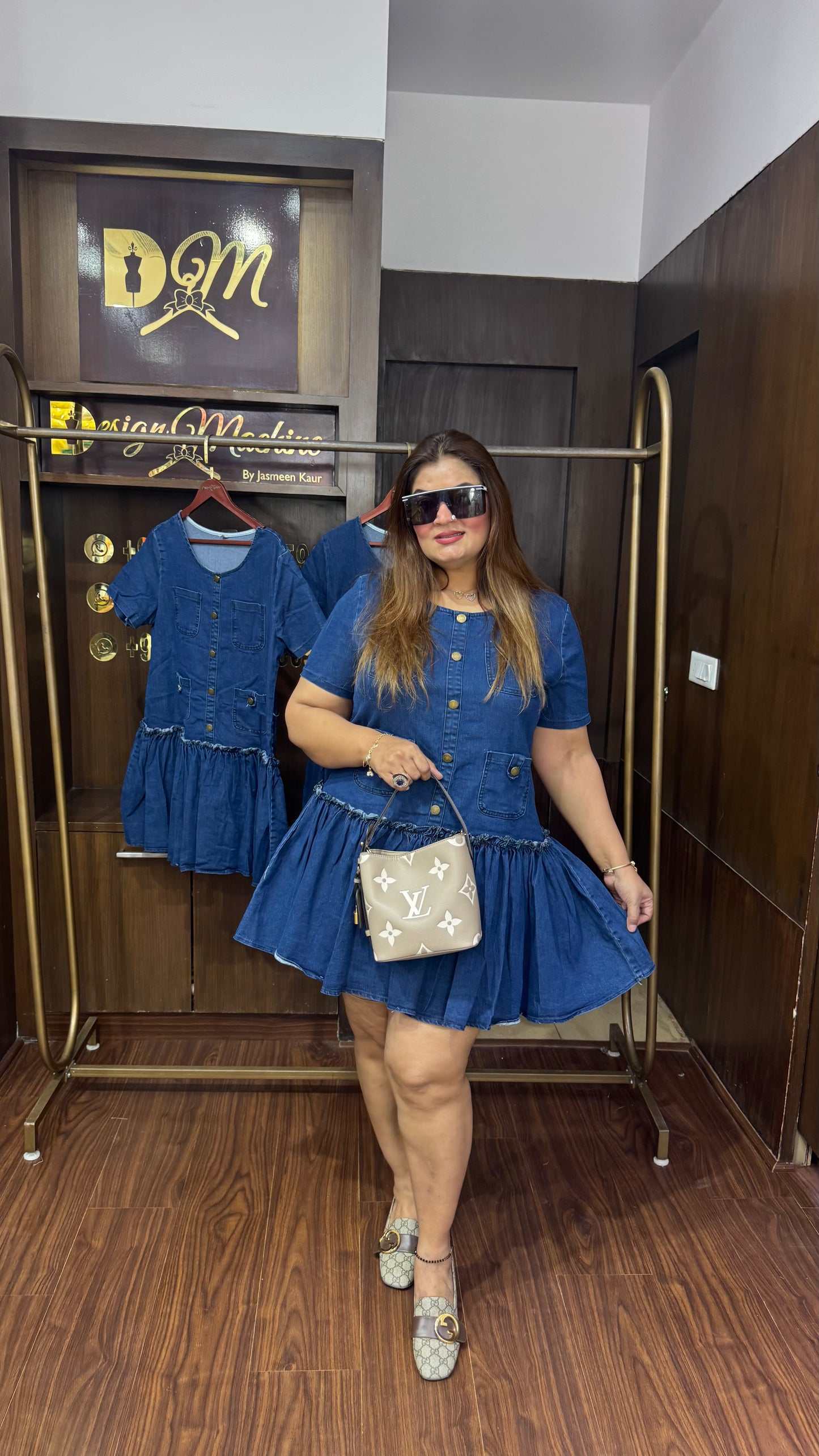 Rovirae (Denim Dress)