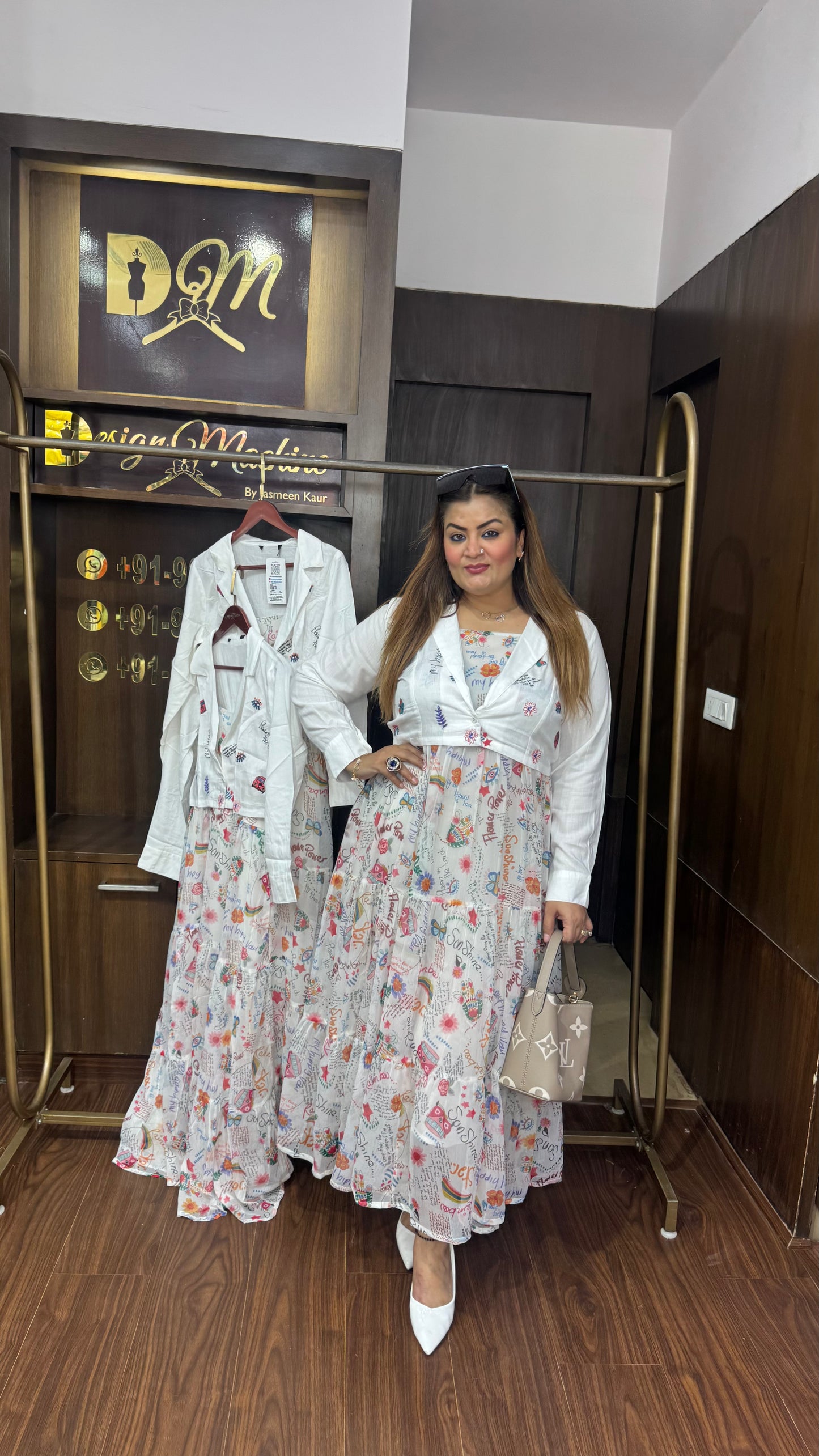 Avenelle (2 Piece Cotton Dress)