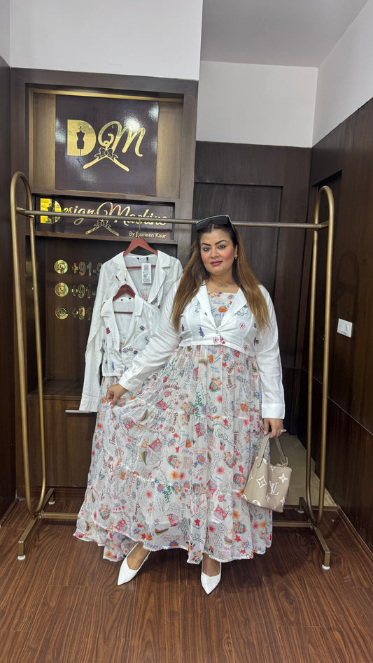 Avenelle (2 Piece Cotton Dress)