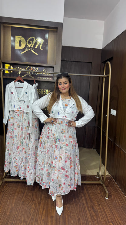 Avenelle (2 Piece Cotton Dress)