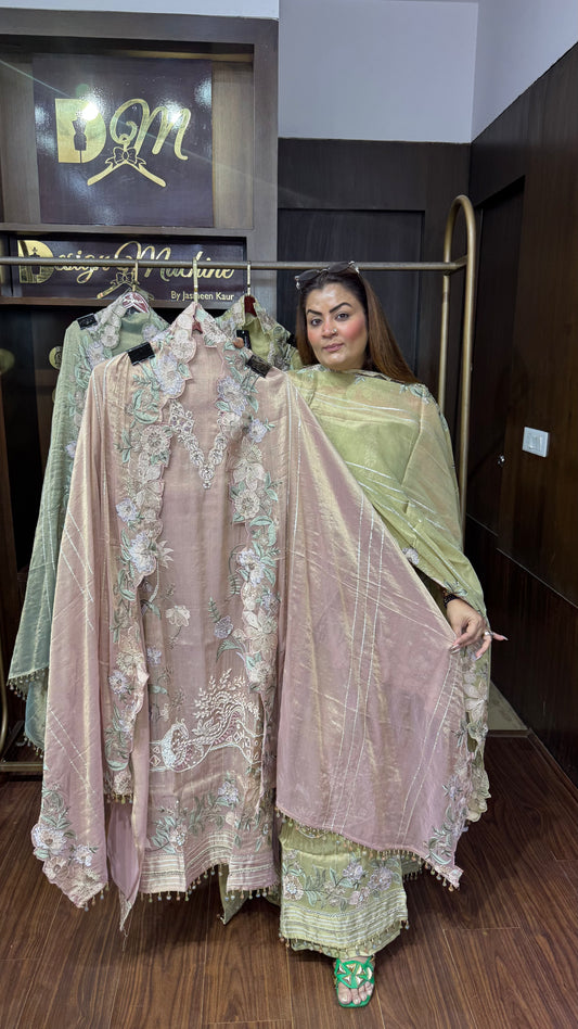 Rida (Shimmer Tissue Unstitch Suit)