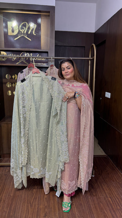 Rida (Glass Tissue Unstitch Suit)