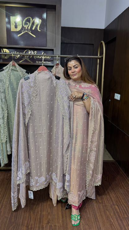 Rida (Glass Tissue Unstitch Suit)