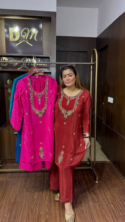 Reena (Pure Crepe Cordset)