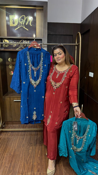 Reena (Pure Crepe Cordset)