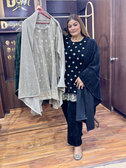 Nazneen (Velvet Suit)