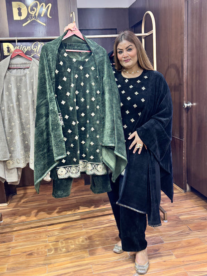 Nazneen (Velvet Suit)