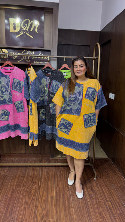 Rida (Imported Fabric Dress)
