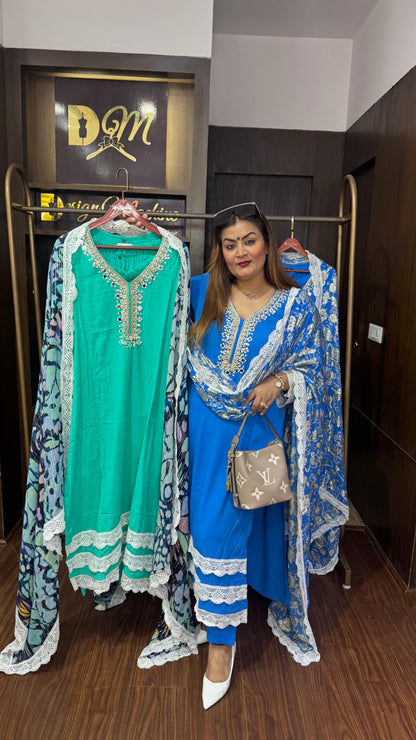 Aurenza (Pure Crepe Suit)