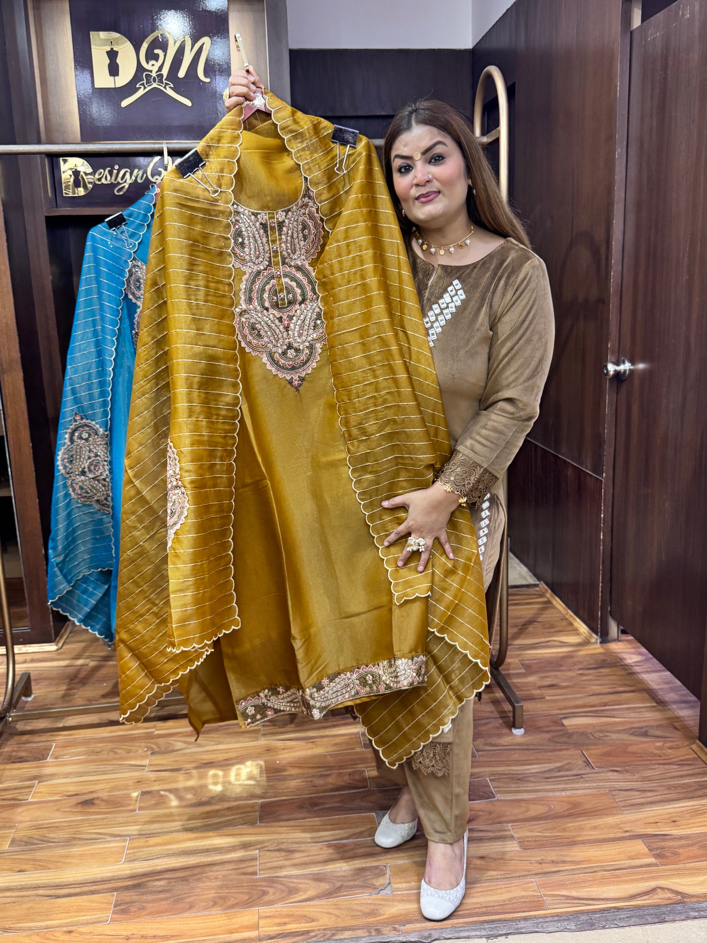 Classic Charm (Unstitched Suit)