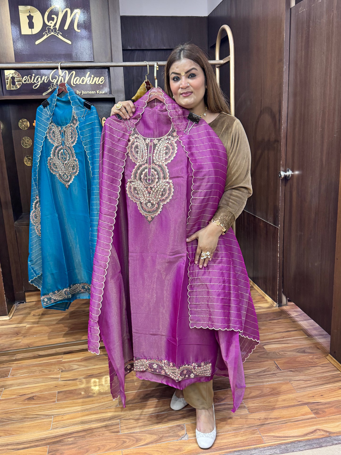 Classic Charm (Unstitched Suit)