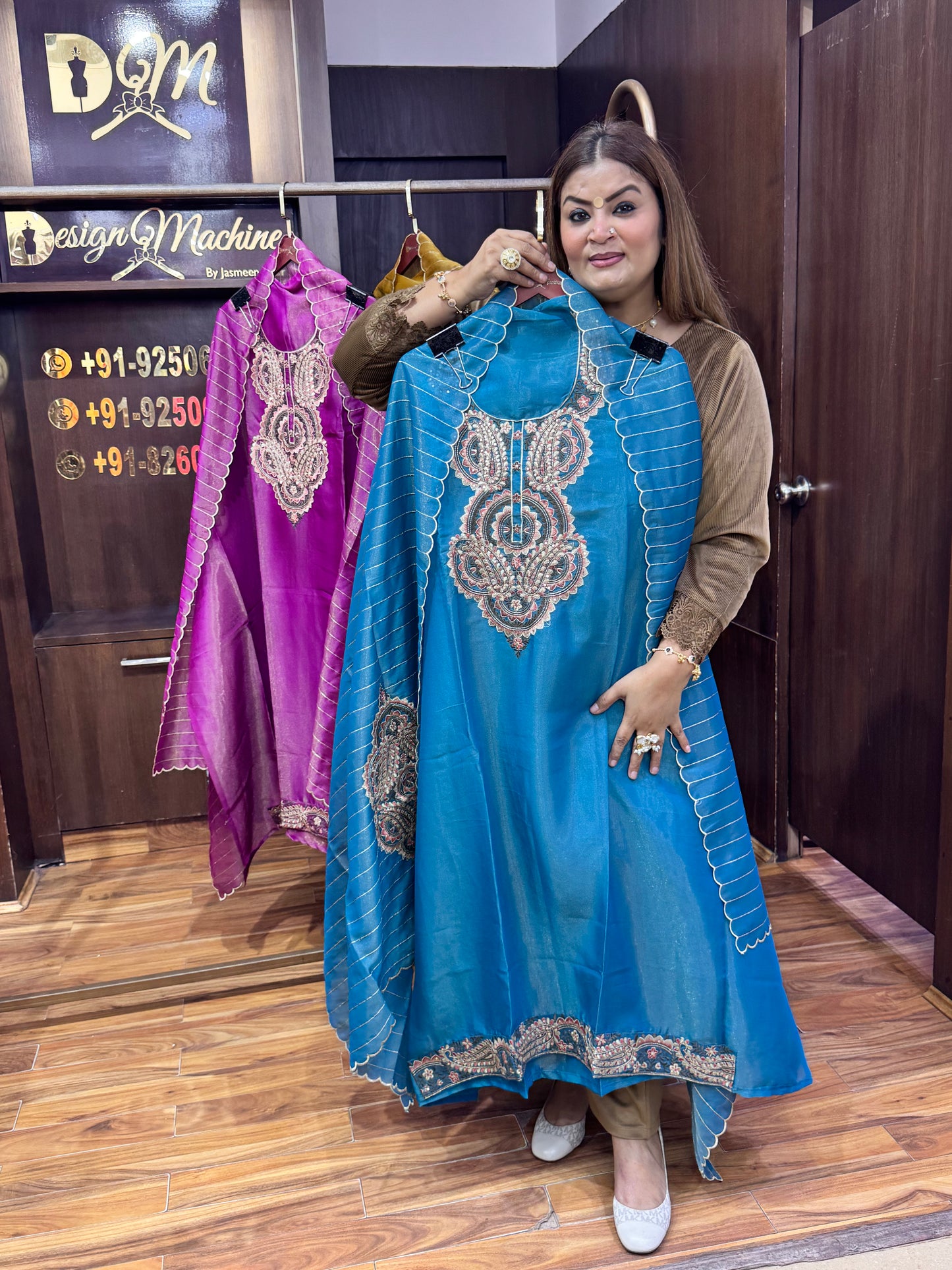 Classic Charm (Unstitched Suit)