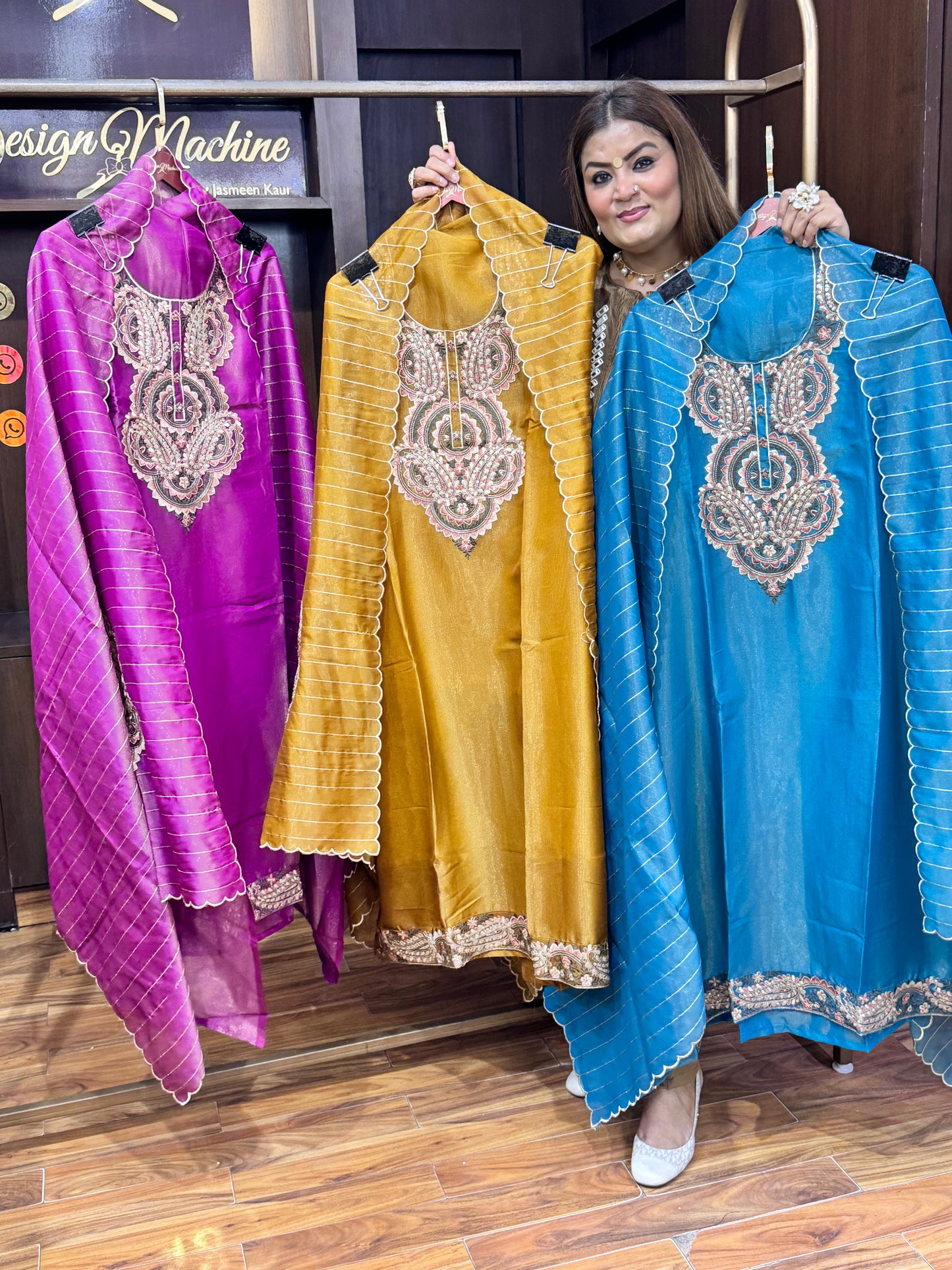 Classic Charm (Unstitched Suit)