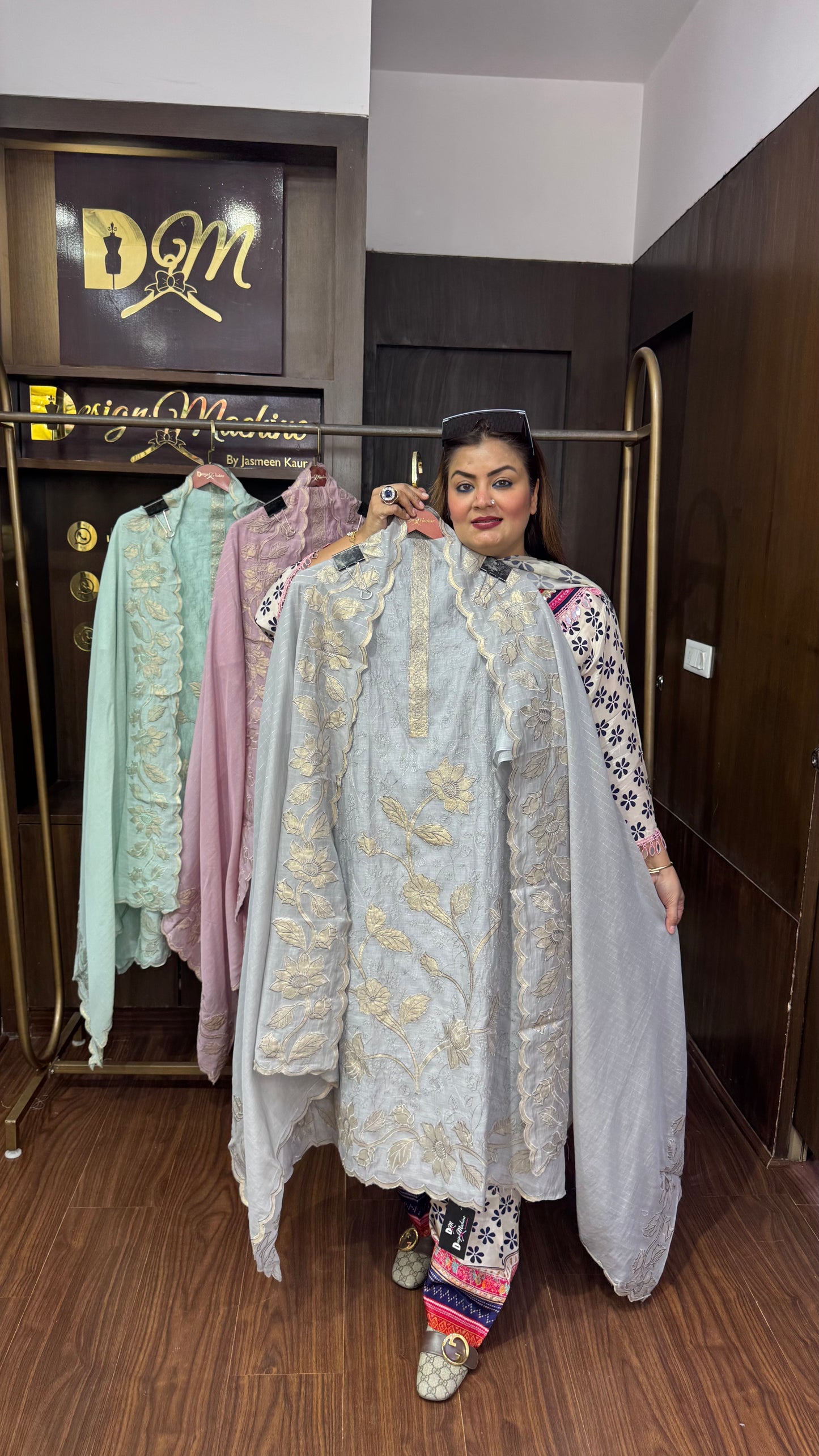 Veloriah (Malmal Cotton Unstitch Suit)