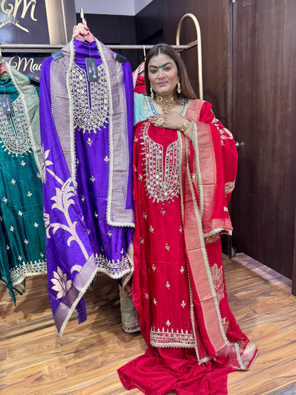 Ruhani (Unstitched Suit)