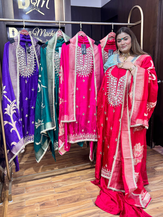 Ruhani (Unstitched Suit)