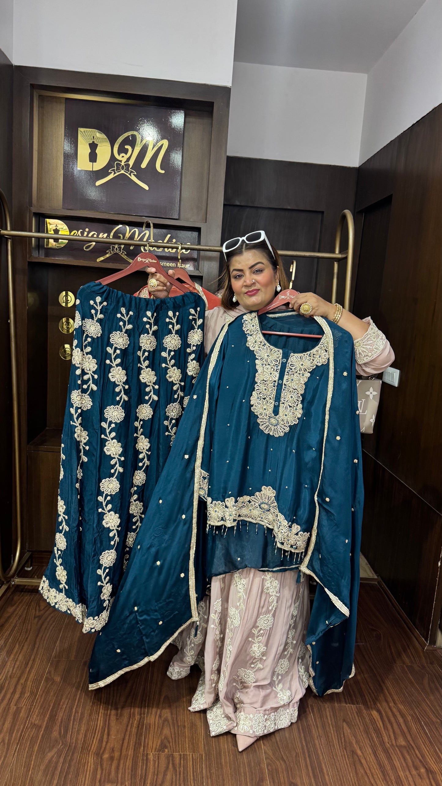 Avyra (Pure Chinnon Lehenga Suit)