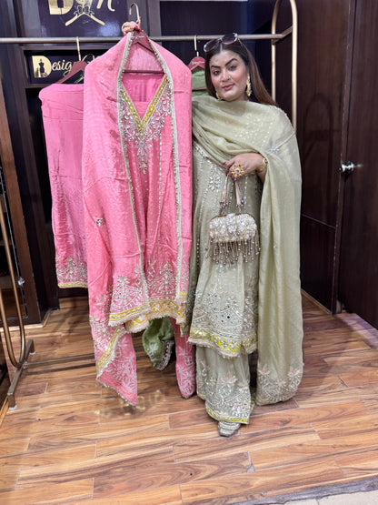 Blush Dream (Sharara Suit)