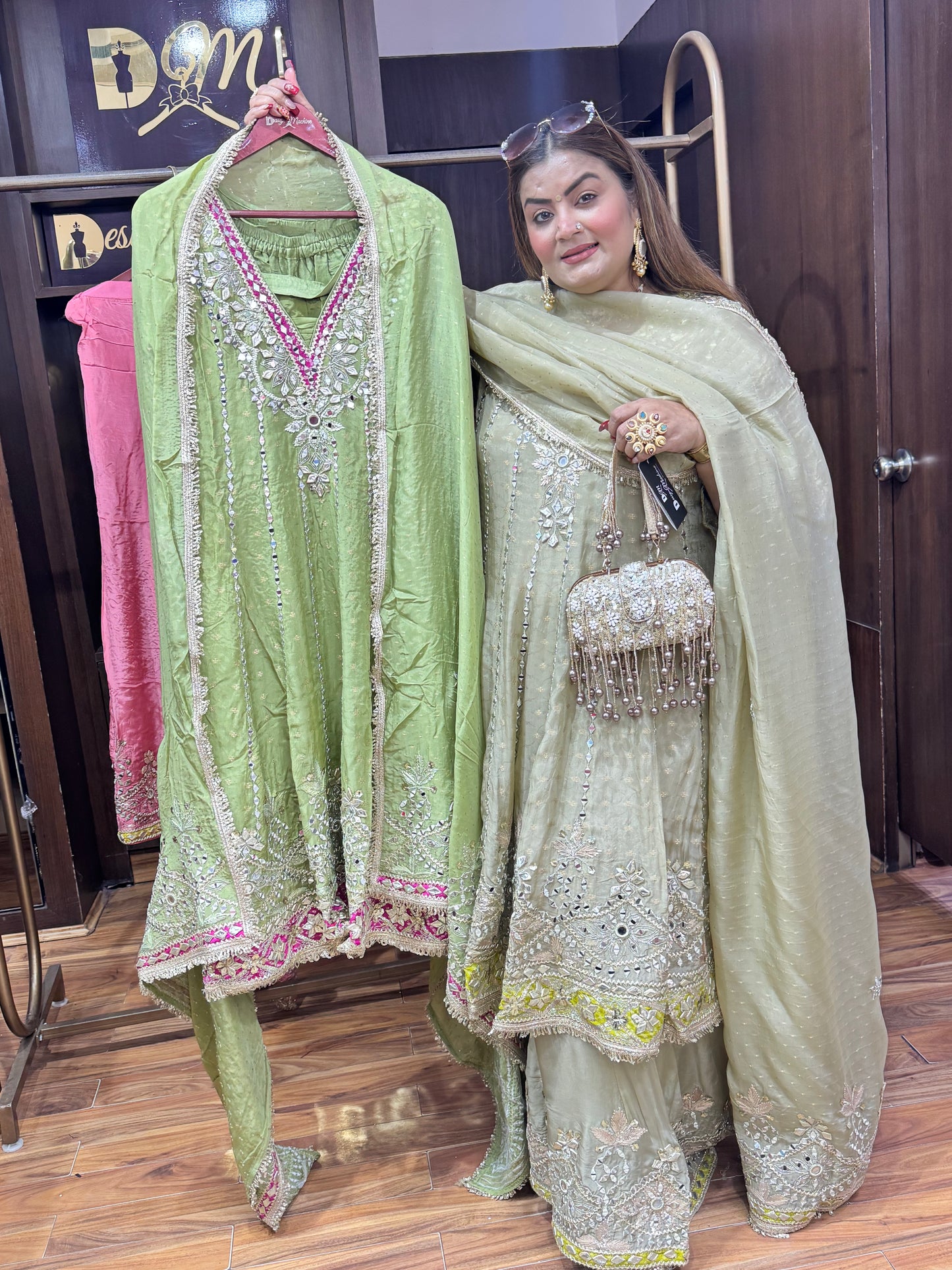 Blush Dream (Sharara Suit)