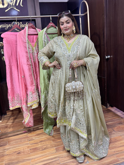 Blush Dream (Sharara Suit)