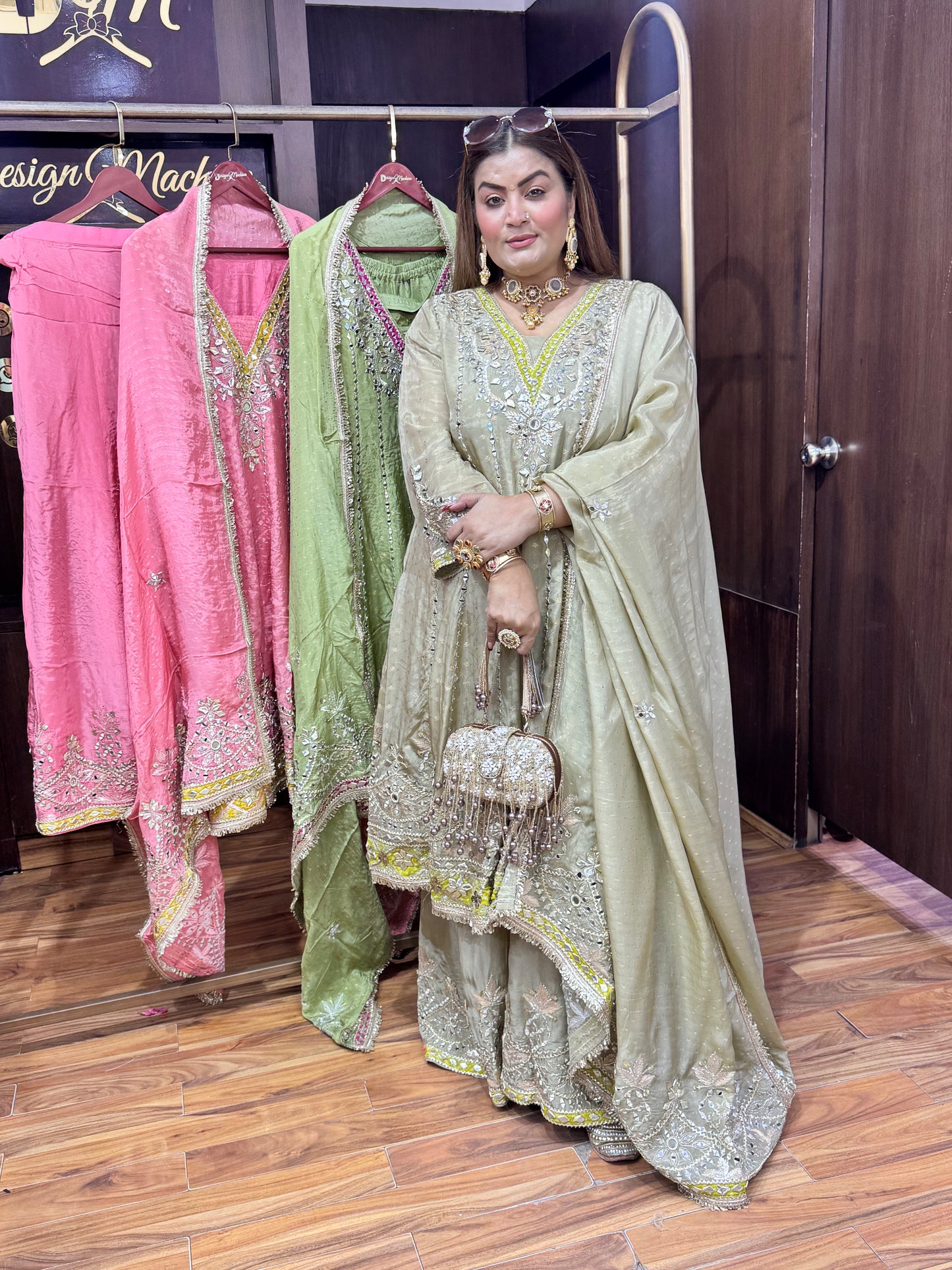 Blush Dream (Sharara Suit)
