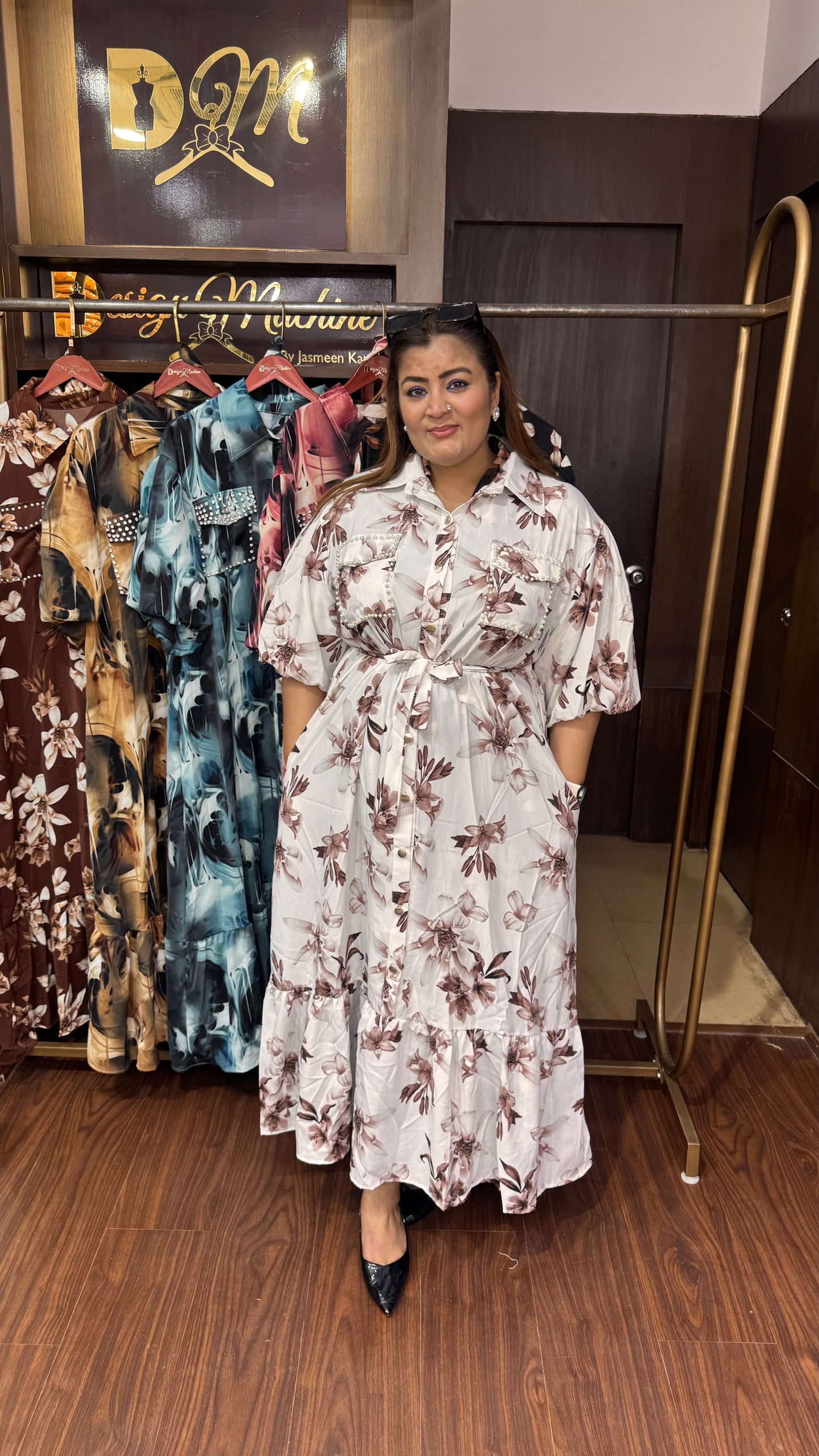 Avnera (Pure Crepe Korean Dress)