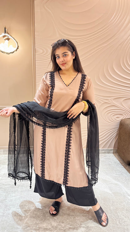 Ethereal Crepe Elegance Suit