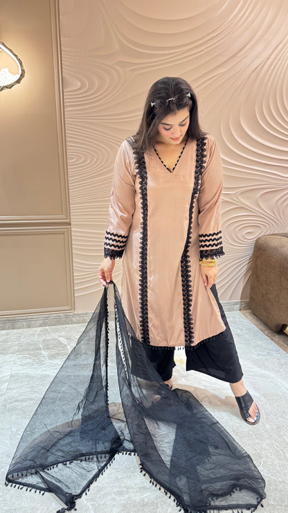 Ethereal Crepe Elegance Suit