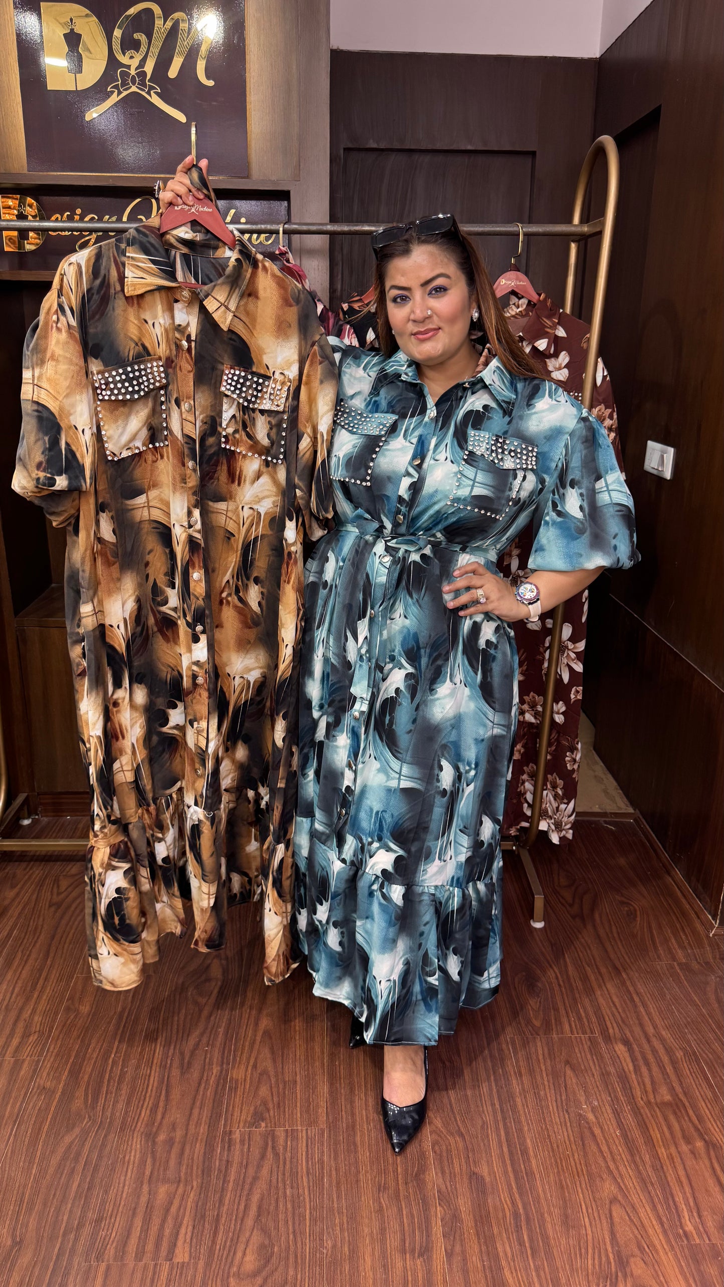 Avnera (Pure Crepe Korean Dress)