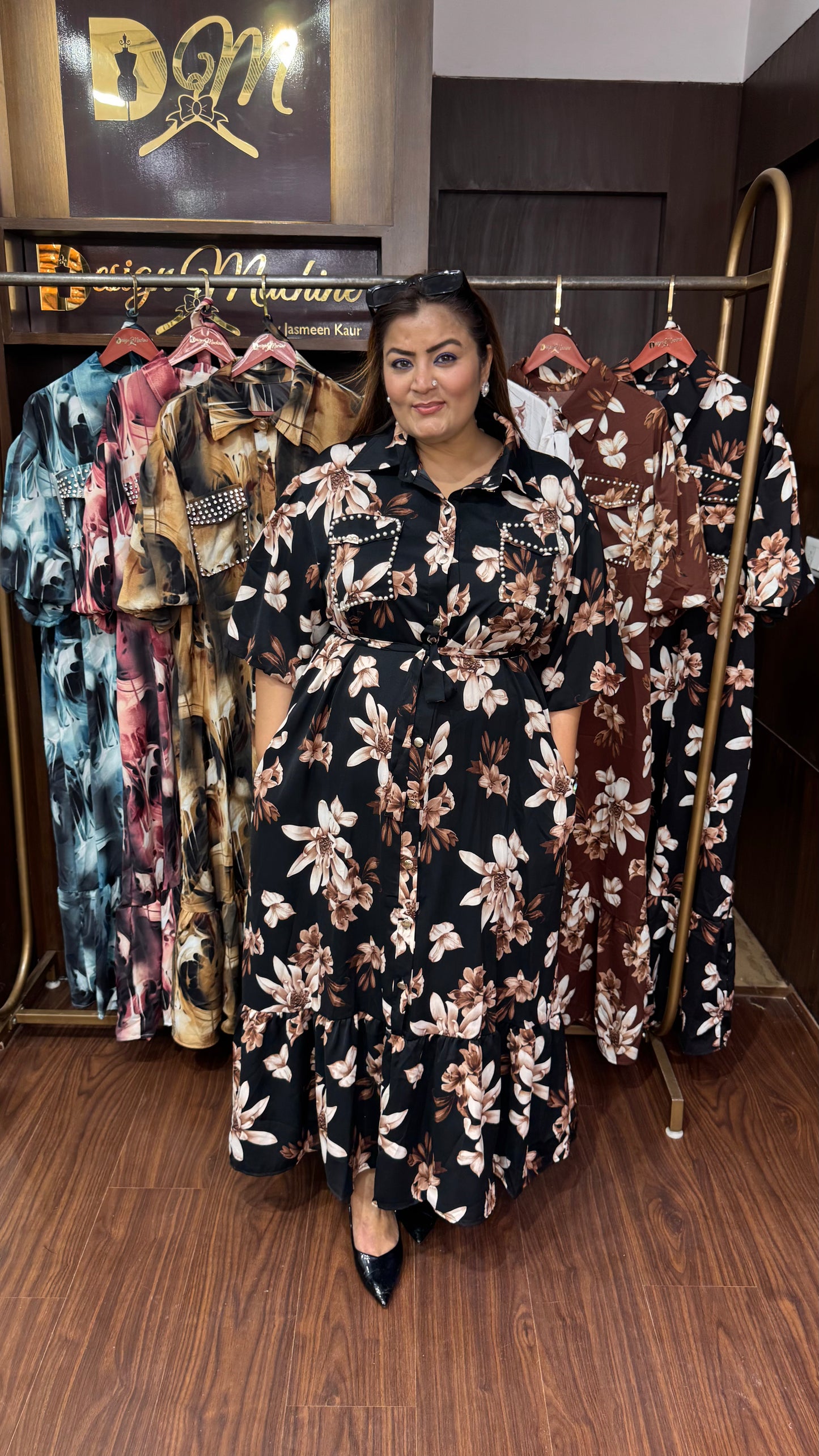 Avnera (Pure Crepe Korean Dress)