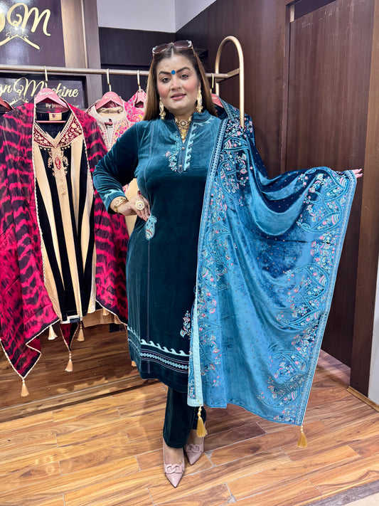 Shehnai (Velvet Suit)