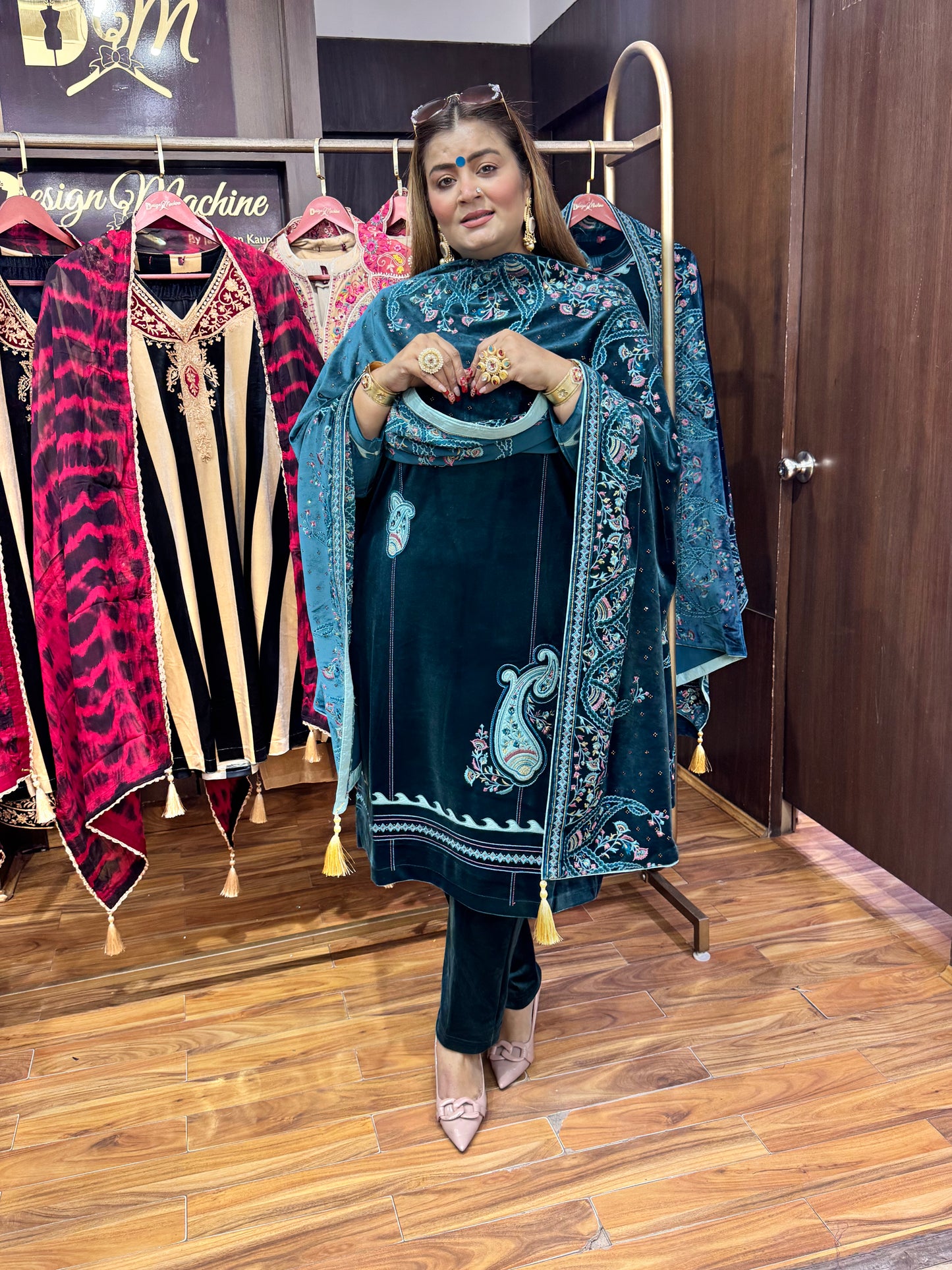 Shehnai (Velvet Suit)