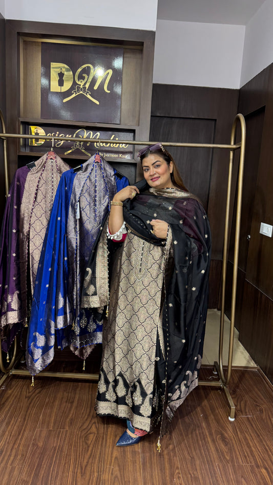 Eloria (Pure Banarasi Silk Suit)