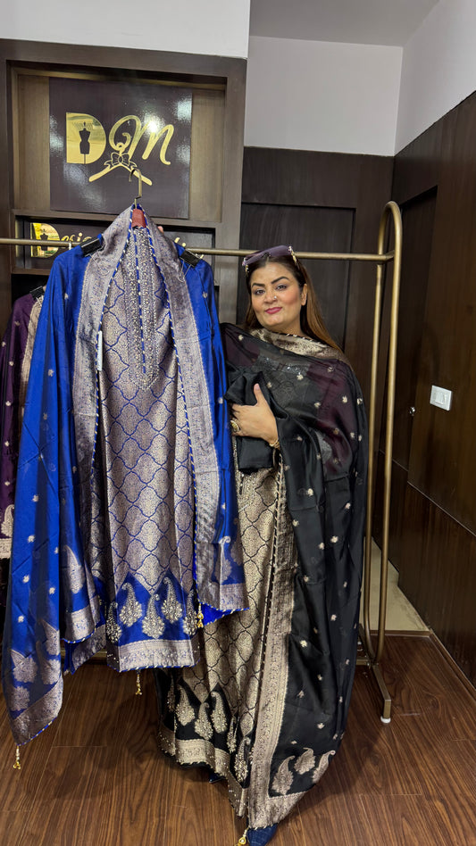 Eloria (Pure Banarasi Silk Suit)