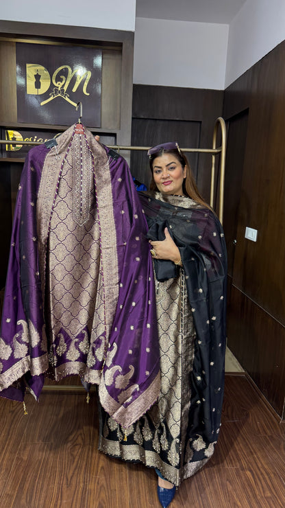 Eloria (Pure Banarasi Silk Suit)