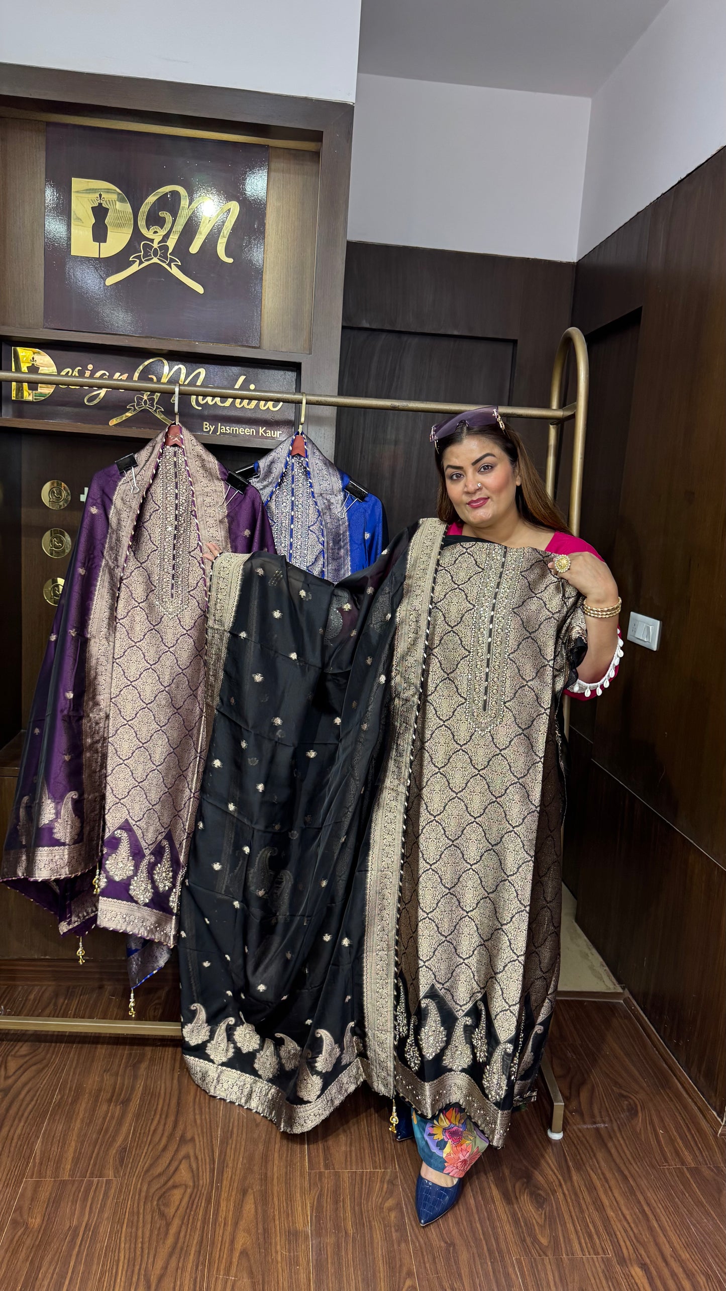 Eloria (Pure Banarasi Silk Suit)