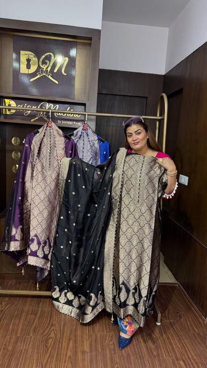 Eloria (Pure Banarasi Silk Suit)