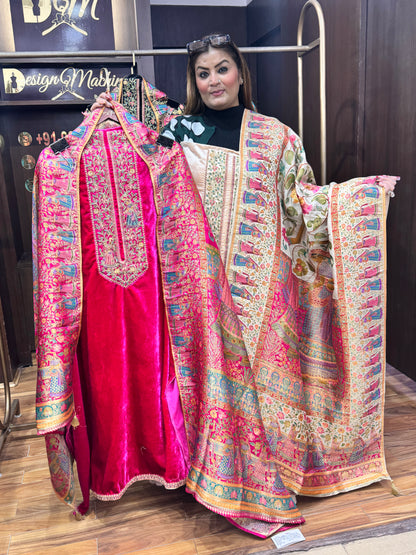 Velvet Glam (Unstitched Suit)