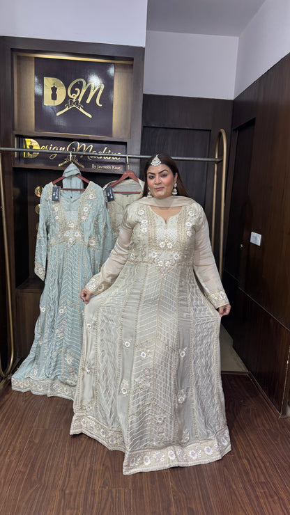 Mireza (Pure Chinnon 1 Piece Gown)