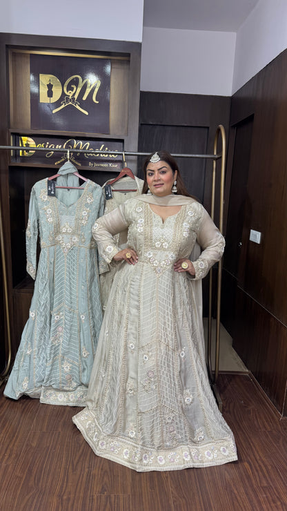 Mireza (Pure Chinnon 1 Piece Gown)