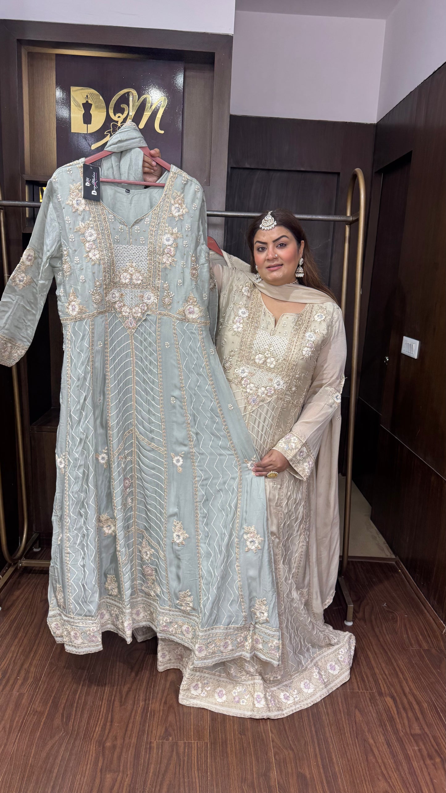 Mireza (Pure Chinnon 1 Piece Gown)