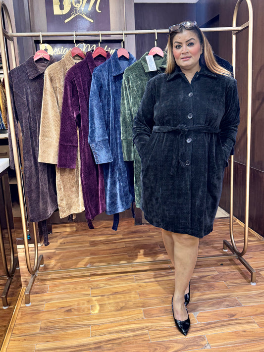 Pearl Drop Velvet (Dress)