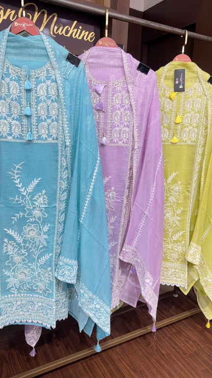 Azeoria (Malmal Cotton Unstitch Suit)