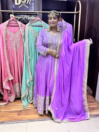work anarkali set