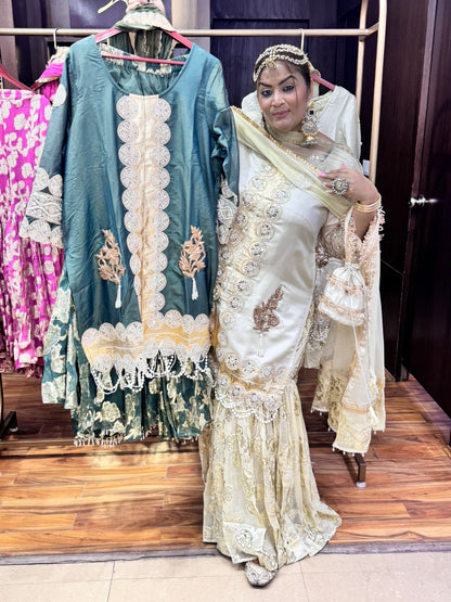 work sharara set