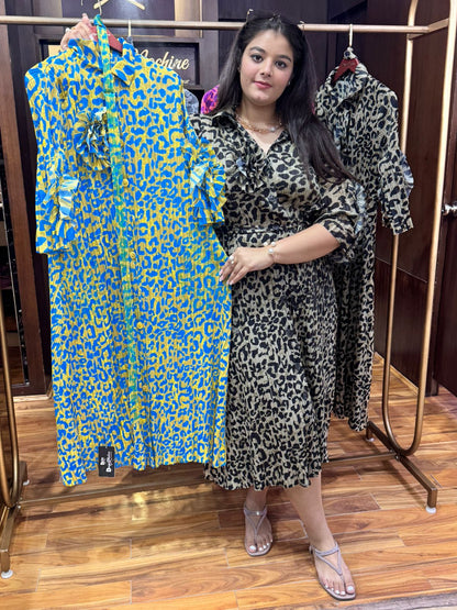imported magic fabric dress