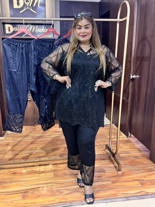 black work coordset