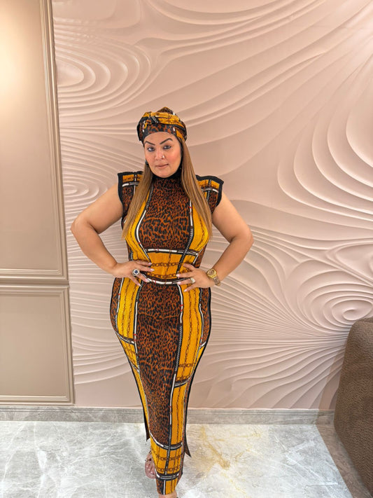 Beautiful Magic Dress With Scarf
