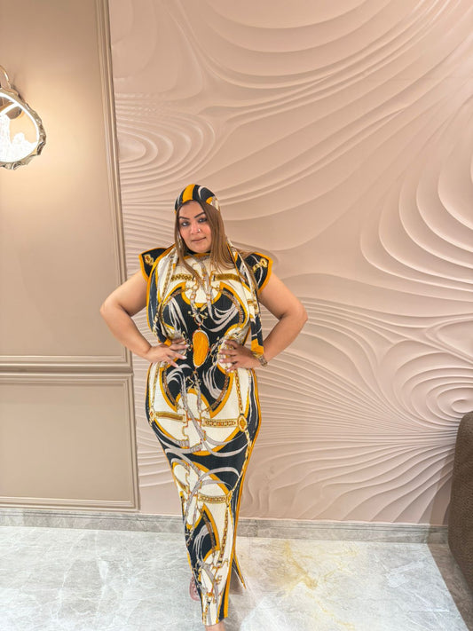 Beautiful Magic Dress With Scarf